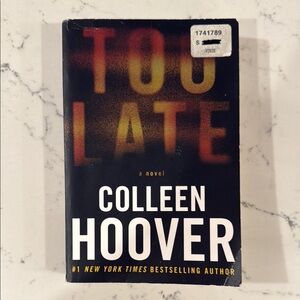 Colleen Hoover 'Too Late' Book